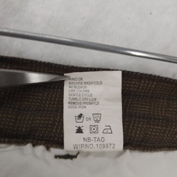 NWT WOOLRICH Wakeman Cargo Shorts Mocha Brown Plaid Check Size 42 - Picture 6 of 6